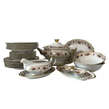 Сервиз столовый Thun 1794 Ангелина императорский 6 персон, 28 предметов