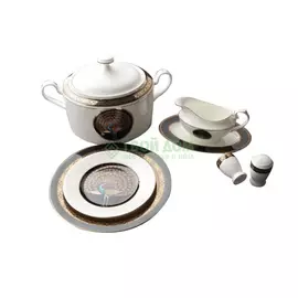 Сервиз столовый Top Art Studio Персия блэк 32 предмета 6 персон