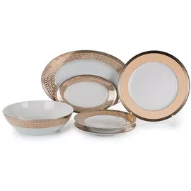 Сервиз столовый Yves de la rosiere Tanite Victoir Platine 21 предмет