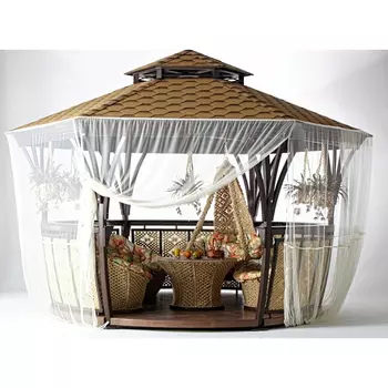 Сетка москитная Леда к беседке Грация бежевая