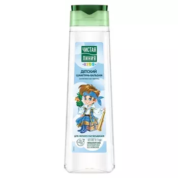 Шампунь-бальзам для волос Чистая линия Шелковые локоны 400 мл в ассортименте