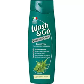 Шампунь для сухих волос Содалис wash&amp;go 400 мл