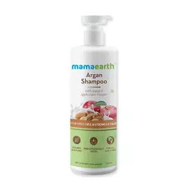 Шампунь для волос Mamaearth Argan &amp; Apple Cider Vinegar, с яблочным уксусом, 250 мл
