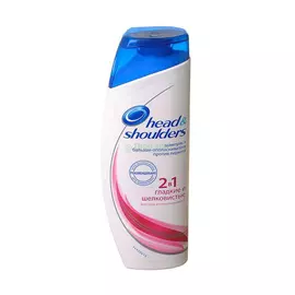 Шампунь Head &amp; Shoulders 2 в 1 Гладкие Шелковистые для сухих, нормальных волос 400 мл