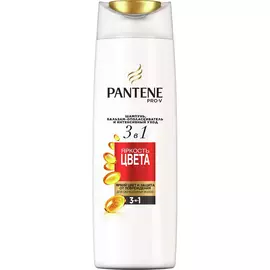 Шампунь и бальзам-ополаскиватель Pantene Pro-V 3 в 1 Яркость цвета 360 мл