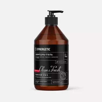 Шампунь Synergetic бессульфатный мужской 2 в 1 750 мл