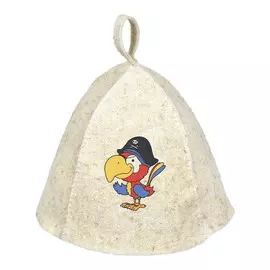 Шапка детская для бани и сауны Hot Pot Попугай