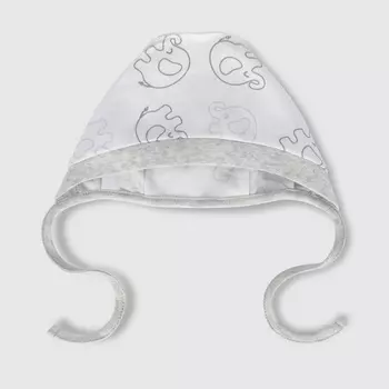 Шапка Diva Kids Слоны серая