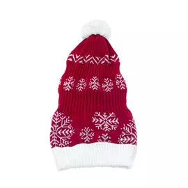 Шапка новогодняя красная Сиринга-стиль размер 54-60