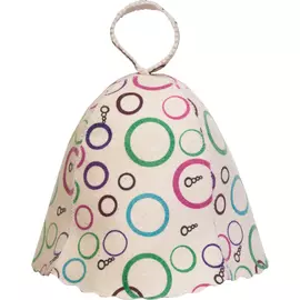 Шапка с орнаментом в ассортименте "Банные Штучки", войлок 100% /20