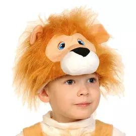 Шапочка карнавальная Карнавалофф Львенок