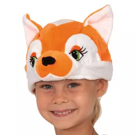 Шапочка карнавальная Карнавалофф Лисичка