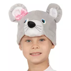 Шапочка карнавальная Карнавалофф Мышка