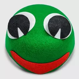 Шапочка лягушки Кубера зелёная (К18-33)