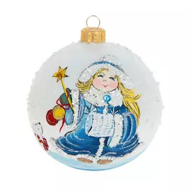 Шар девочка со звездочкой 10 см Irena