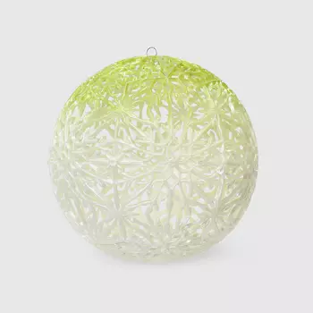 Шар новогодний Acro бело-мятный 20 см