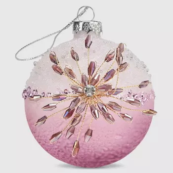 Шар новогодний Baoying yiwen 98034 декор на елку 8 см