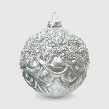 Шар новогодний Baoying yiwen декорированный 8см