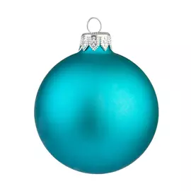 Шар новогодний Morozco голубой 8,5 см