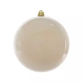Шар новогодний на елку Kaemingk 14 см молочный