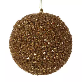 Шар новогодний Shishi ny золотой 10 см