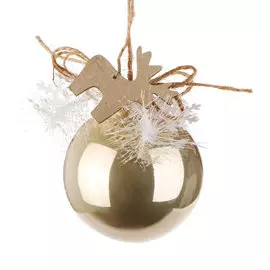 Шар новогодний Weiste с оленем 6,5 см