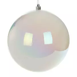 Шар пластиковый Acro с конфетно-яблочным белым переливом 25 см