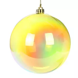 Шар пластиковый Acro с прозрачно-зеленым переливом 20 см