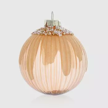 Шар стеклянный Yancheng Shiny медный 8 см