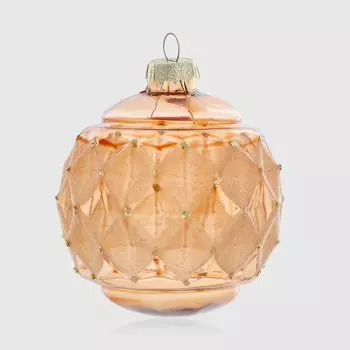 Шар стеклянный Yancheng Shiny медный 8 см