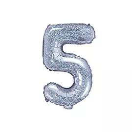 Шар воздушный Party Deco number 5 35см