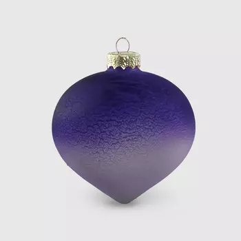 Шар Yancheng Shiny стеклянный фиолетовый 8 см