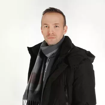 Шарф мужской из кашемира Wonne Traum 36х180 см