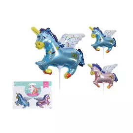 Шарик надувной Koopman Единорог 32х26 см в ассортименте