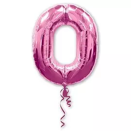 Шары Anagram Цифра а 0 pink