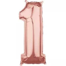 Шары Anagram Цифра а 1 26 rose gold