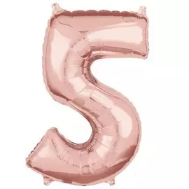 Шары Anagram Цифра а 5 26 rose gold