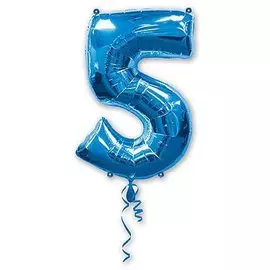 Шары Anagram Цифра а 5 blue