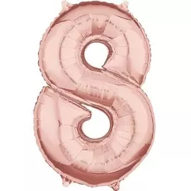 Шары Anagram Цифра а 8 26 rose gold