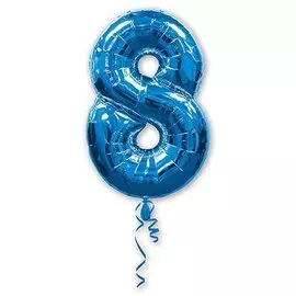 Шары Anagram Цифра а 8 blue