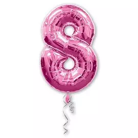 Шары Anagram Цифра а 8 pink