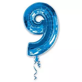 Шары Anagram Цифра а 9 blue