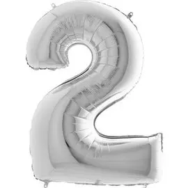 Шары Grabo Цифра г 2 26 silver