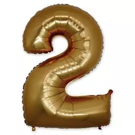 Шары Grabo Цифра г 2 40 gold