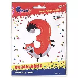 Шары Grabo Цифра г 3 36 лиса