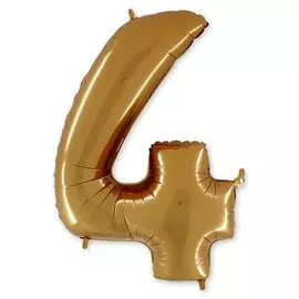 Шары Grabo Цифра г 4 40 gold