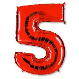 Шары Grabo Цифра г 5 40 red