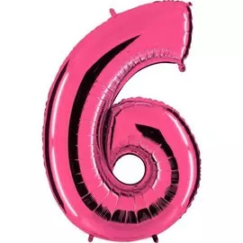Шары Grabo Цифра г 6/9 40 pink