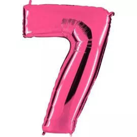Шары Grabo Цифра г 7 40 pink