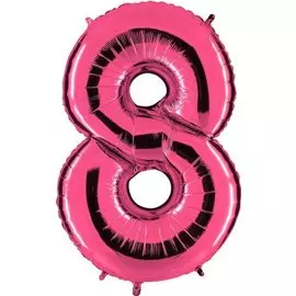 Шары Grabo Цифра г 8 40 pink